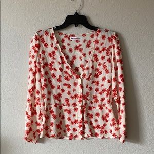Reformation Floral Blouse